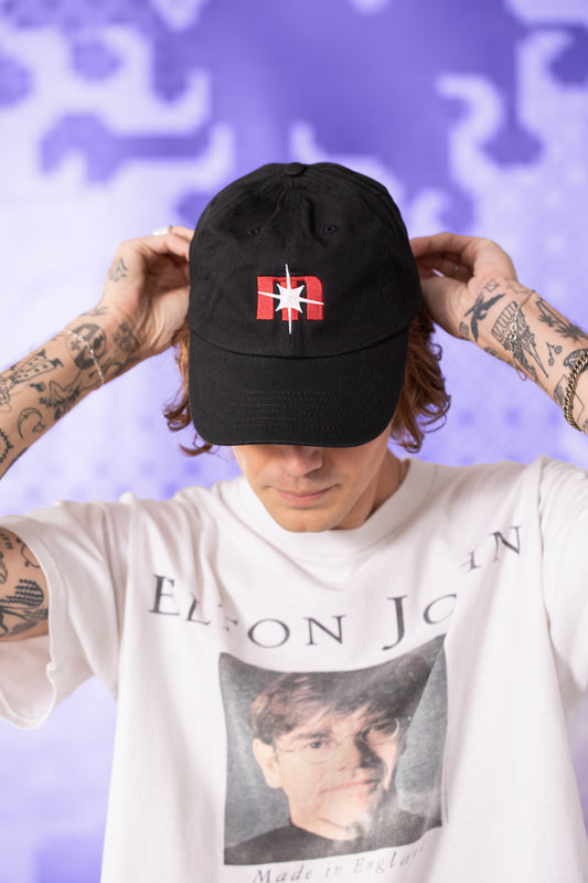 Black M+Star Hat